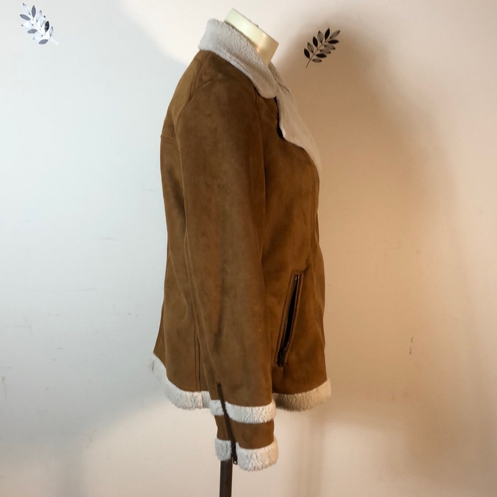 Old Navy vegan Suede Jacket Medium - Picture 12 of 16